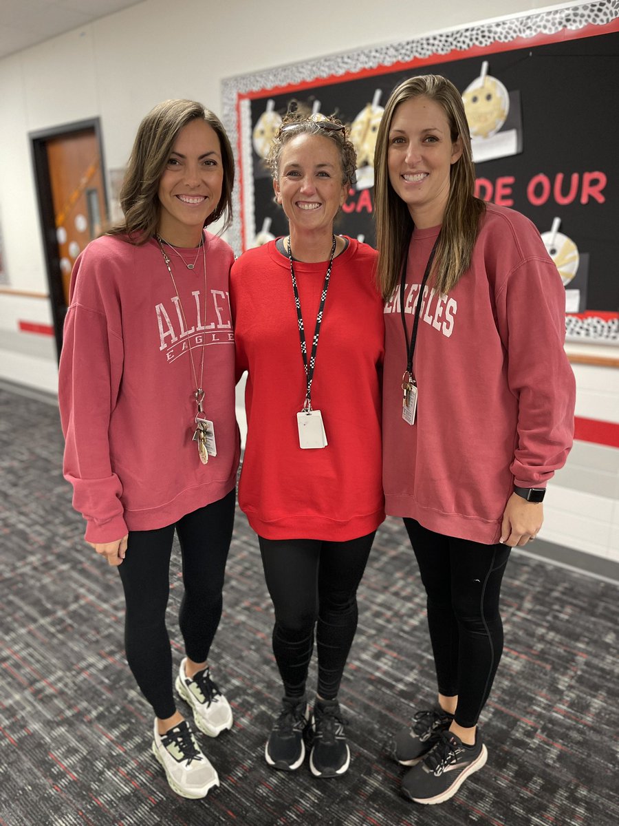 It’s always a great day when you get to twin with the PE teachers! #redribbonweek