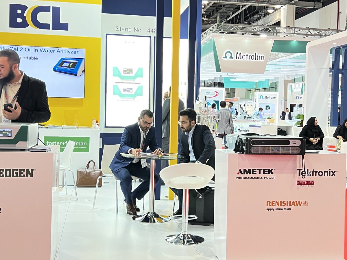Dutcotennant's tweet photo. Dutco Tennant Team was thrilled to exhibit for the Day2 of ArabLab 2022. The busy booths of our line-up suppliers and the enthusiasm of the attendees encouraged us to give our best. We are looking forward to meeting more of you tomorrow.
#exhibitions #arablab2022 #DutcoTennantLLC https://t.co/ACoXTPXxVf