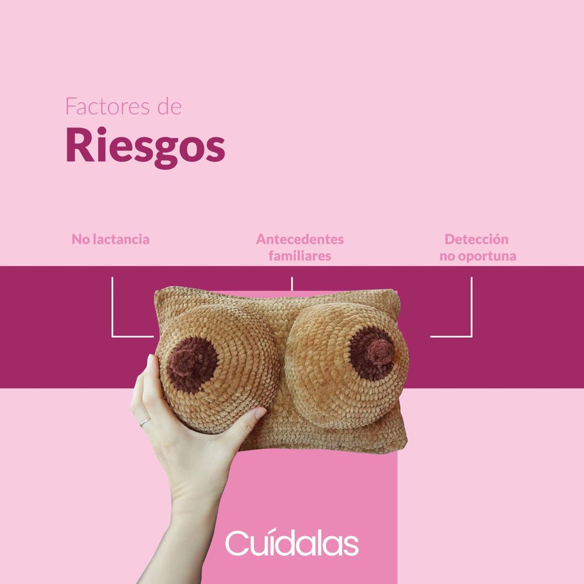 wolmarkxm's tweet photo. ¿Sabías que el riesgo de padecer cáncer de mama aumenta con la edad?👵🏼 Sin embargo, este es solo uno de los múltiples los factores.
Contar con una detección temprana, puede considerarse entonces como un factor de protección que nos permita tomar acciones a tiempo.✅ https://t.co/T7LbBhKifa