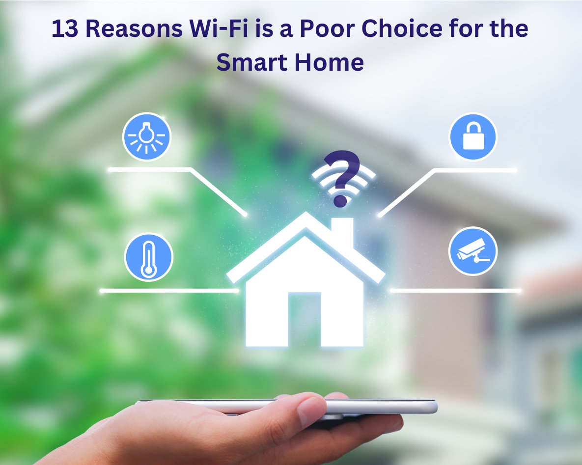 lexidevices's tweet photo. Think #WiFi is the best option for the #smarthome? Think again. It's the least flexible, effective, reliable, secure option. #LEXI CEO shares 13 Reasons Wi-Fi is a Poor Choice for the Smart Home. https://t.co/sjIMiOZTPg

#connectivity #Interoperability #IoT #intelligentIoT https://t.co/4opIzvnodk
