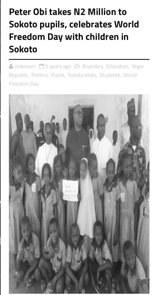 SabiPharmacist1's tweet photo. #OBIdientlyYUSful Peter Obi is the man for the job...To control the helm of affairs of Nigeria 🇳🇬🇳🇬🇳🇬..VOTE WISELY... Rufai Arise TV. Obidients keep verifying his works, let's fact check 🤣 https://t.co/PgED9sHwyE