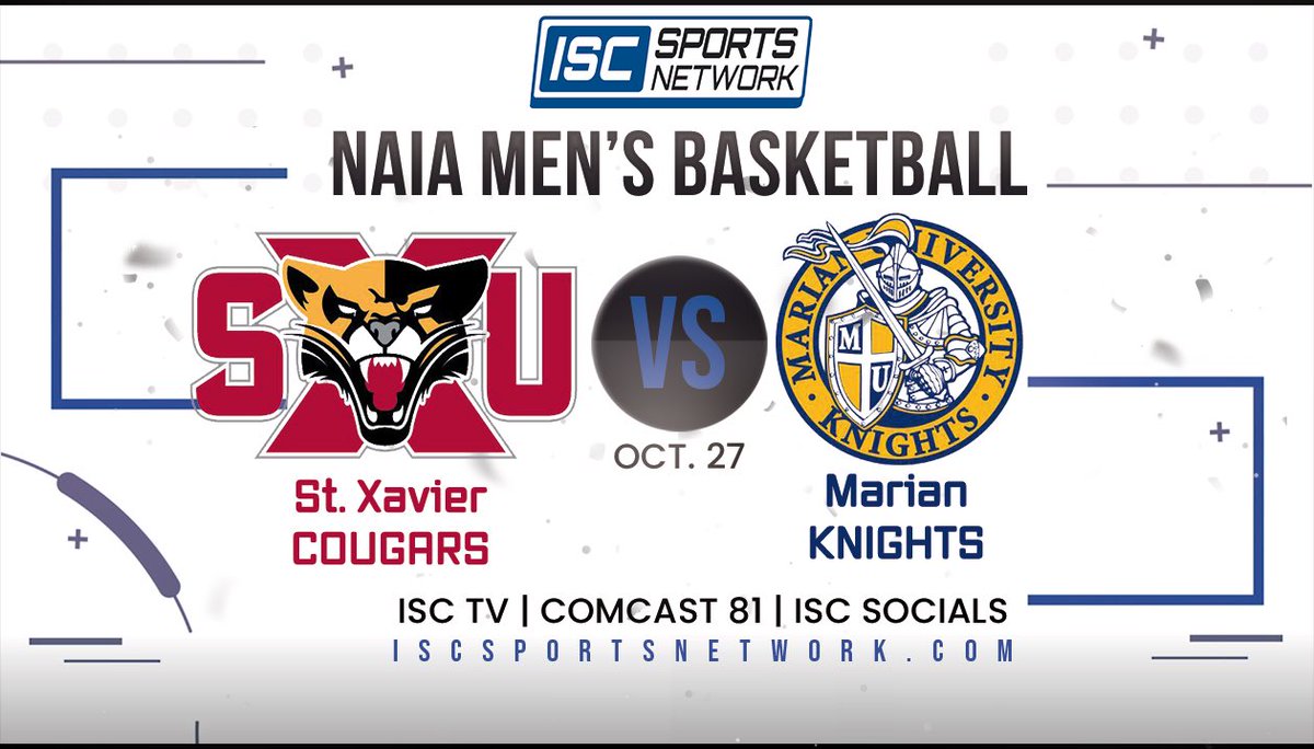 📍 @MarianUniv We’ll be on-campus tomorrow with our Broadcast BFFs for the following two nights with @MarianVball and the season debut for @MarianMensBBall! Watch on ISC & Comcast 81 or through our online stream at ISCSportsNetwork.com!