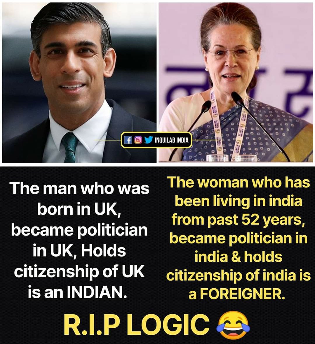 Sayed_Shehzad's tweet photo. R.I.P Logic of Andhe Bhakt. #Sayed_Shehzad #UKPM #UKPrimeMinister #UKPolitics #PeopleOfIndia #IndianPropaganda #BJP #BJP4IND #bjpjumla #congresspresidentelection #congressitoolkit #congresspresidentelection2022 #CongressHiVikalp #AAP #CPI #AIMIM #Viral #viraltwitter #viral2022 https://t.co/7MJPGnufgs