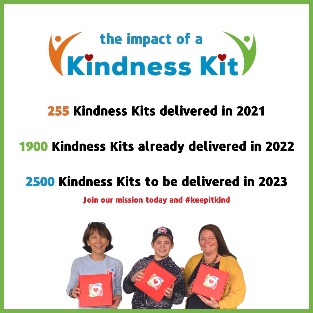 ConnorsKindness's tweet photo. Connorโs Kindness Project intends to make kindness contagious. Take a look at our Kindness Kit stats and find out how you can get involved with our mission! #nonprofit #newengladbased #bostonbased #bekind #spreadkindness https://t.co/N2B6nF5fCQ