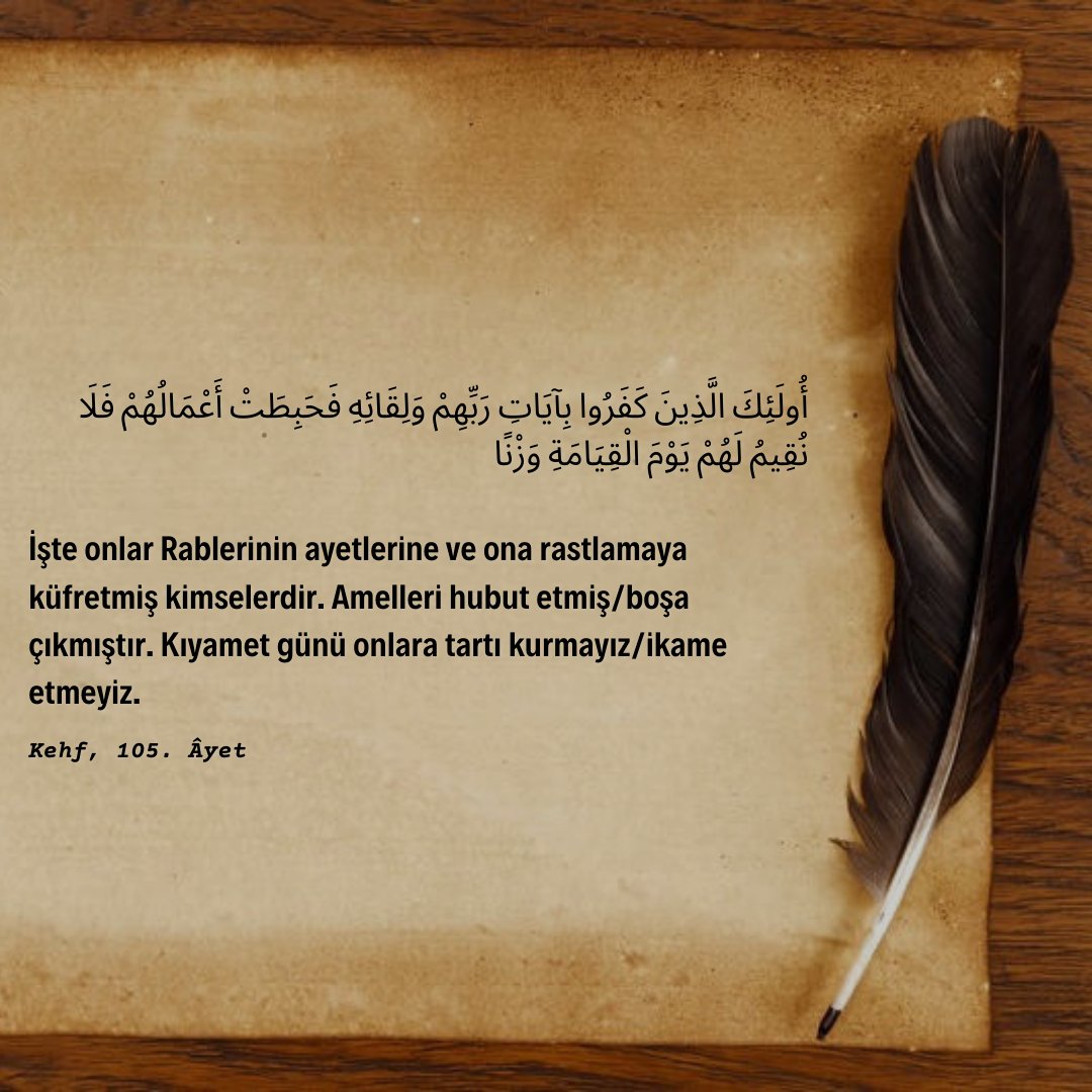 mesnunhame's tweet photo. Sadece iyi işler yapmanın kişiyi kurtaracağını düşüneniniz varsa eğer bu sizin imanı hafife almanızdan kaynaklanan bir sorundur. İmanı hafife almayın, mahvolursunuz. https://t.co/EG3QbssDTV