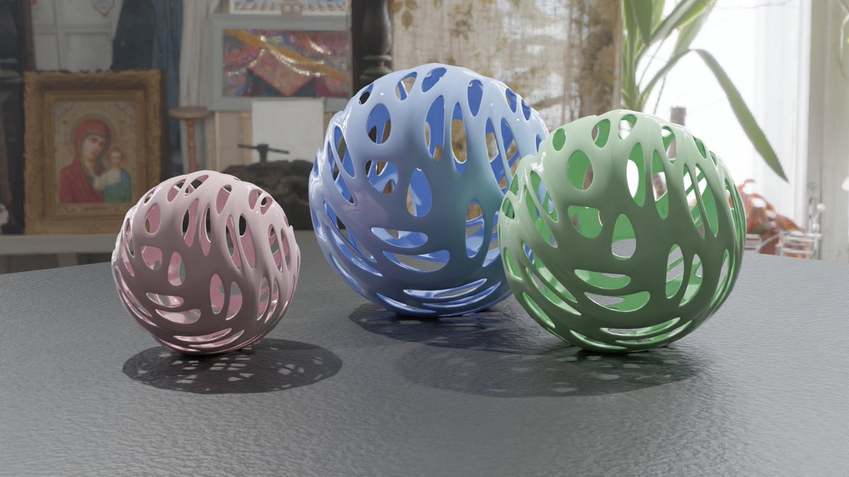 ozkanito's tweet photo. 3D abstract art made with Blender, rendered with Cycyles. Second tweet
#Abstract #art #3d #3dart #3ddesign #3dartist #3dmodelleme #3dtasarım #design #sanat #soyuttasarım #b3d #blender3d #blenderartist https://t.co/GVppIxV9aA