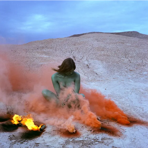 10// Mendieta balanced politicisation of the self while searching for meaning in older, sacred traditions – a theme I see recurring in Violets work. There is a feminist lens here too, and Judy Chicago’s 'Immolation' is a touchstone, along with a number of Abramovich’s works.
