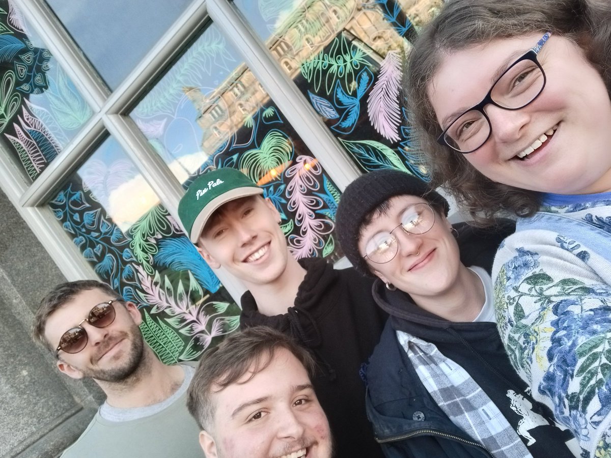 Mrfoleys's tweet photo. Staff Selfie!
Today we did some staff training. And it was the first time we were all in the same room together. And we were still smiling at the end of it 
Winning
#leedsbeerscene #leedsbars #leedsbarscene #leedsbarstaff #drinkgoodbeer https://t.co/g0UxSbAyp1