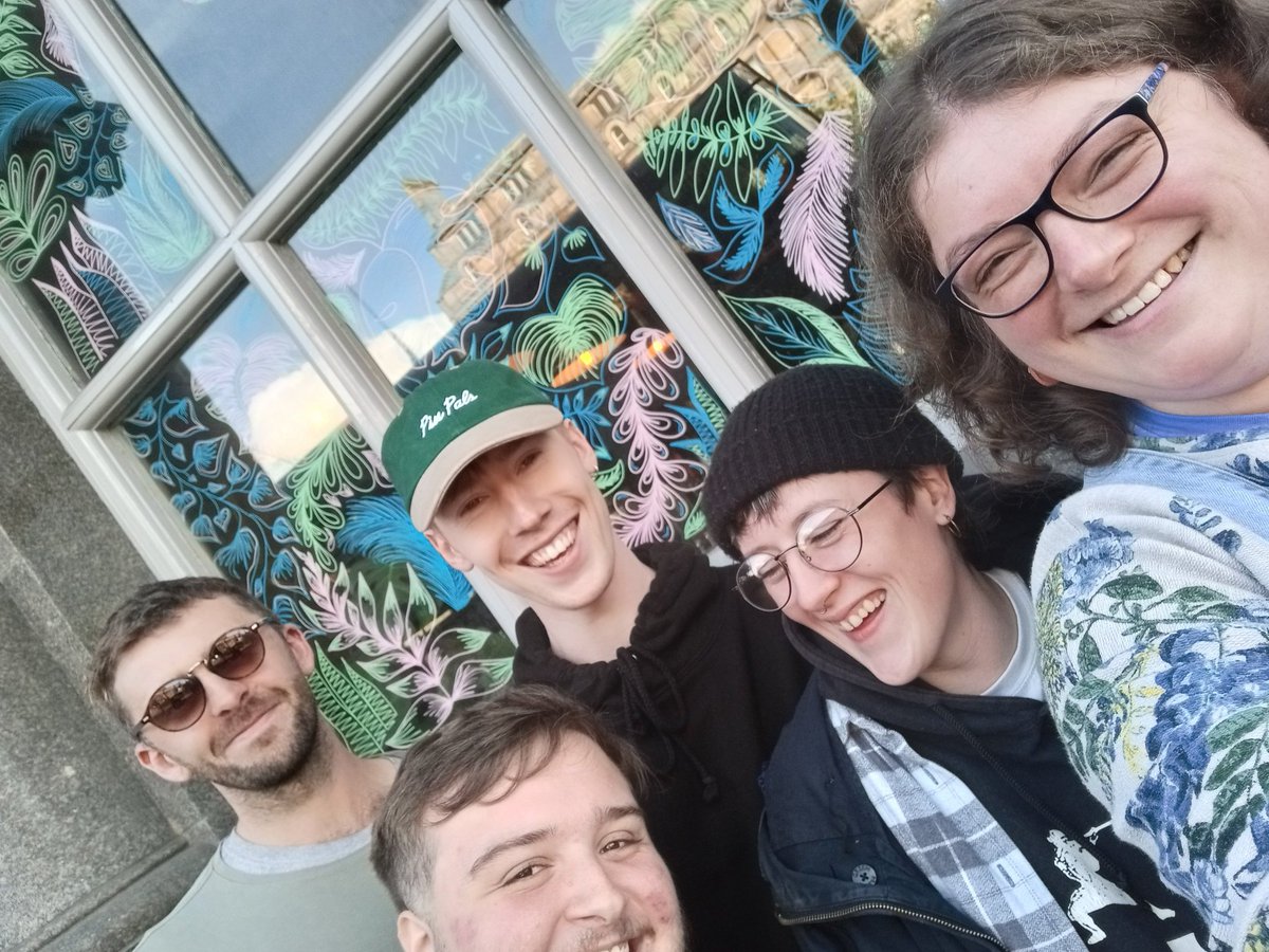 Mrfoleys's tweet photo. Staff Selfie!
Today we did some staff training. And it was the first time we were all in the same room together. And we were still smiling at the end of it 
Winning
#leedsbeerscene #leedsbars #leedsbarscene #leedsbarstaff #drinkgoodbeer https://t.co/g0UxSbAyp1