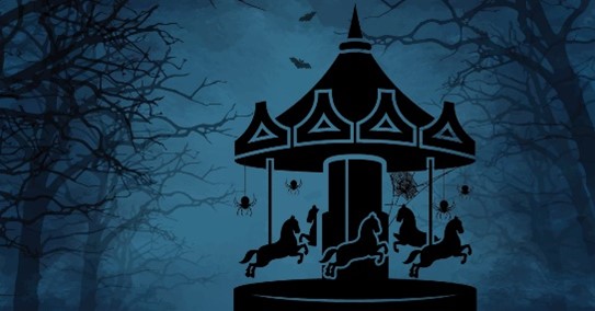 cityofguelph's tweet photo. Hey #Guelph, we're hosting a Halloween themed event at Riverside Carousel on October 29 from 6-8p.m. Treats, costumes and more! 
Warning: This attraction contains strobe lighting which may affect people who are susceptible to photosensitive epilepsy or other photo sensitivities. https://t.co/Bcs0HQVk4d