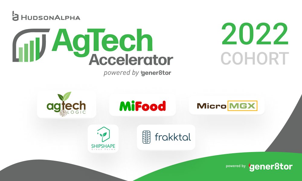 gener8tor's tweet image. ⚡We’re thrilled to announce the startups selected for our fall 2022 HudsonAlpha Agtech Accelerator here at @gener8tor!  🚜 Meet the inaugural #HudsonAlpha #Agtech Accelerator cohort, building solutions for the future of food &amp;amp; agriculture. Read more ➡️  bit.ly/HAAgTech