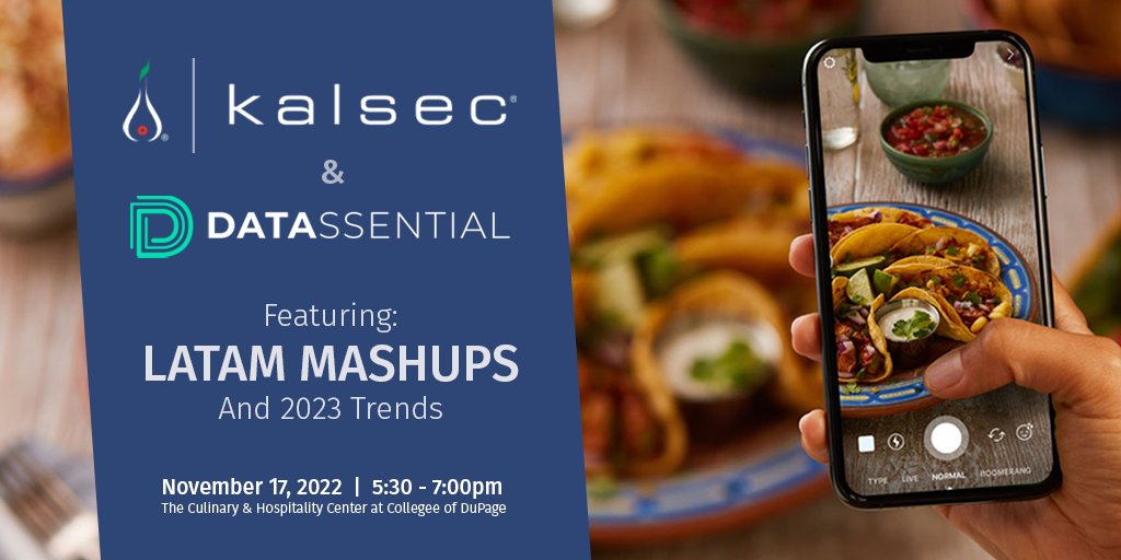 We're excited to co-host a <a href="/culinology/">Research Chefs Association</a> session with <a href="/Datassential/">Datassential</a> on 11/17. Learn recent &amp; evolving trends around LATAM mashup concepts, see finished food prototypes, and talk through technical and manufacturable questions. 
kal.sc/3N06onX