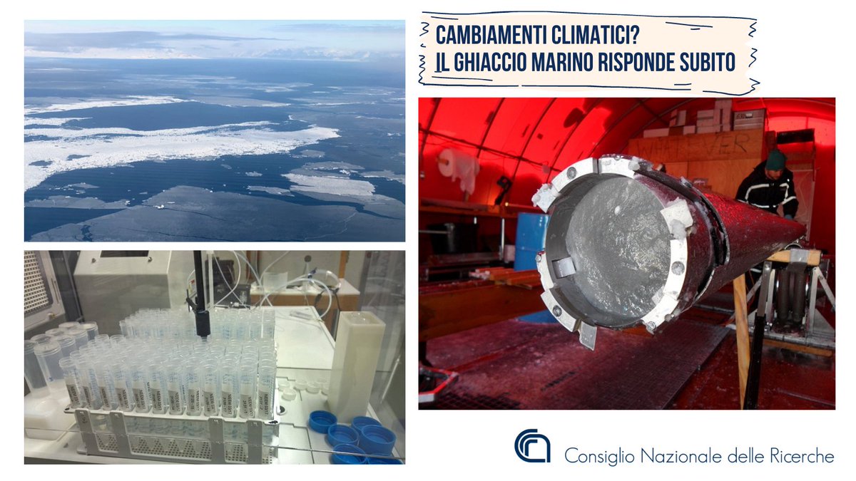 #CambiamentiClimatici❓ Il ghiaccio marino risponde subito #Cnr, con @CaFoscari e altri partner internazionali, ricostruisce le variazioni della copertura di ghiaccio marino sub-polare in risposta ai riscaldamenti climatici dell’ultima era glaciale Leggi👇 cnr.it/it/comunicato-…