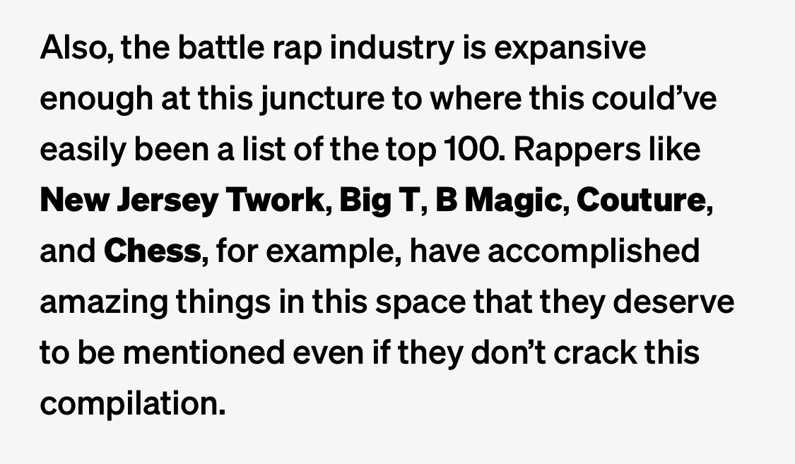 <a href="/BET/">BET</a> mentioned the Queen <a href="/COUTURE401/">Couture👑🍫🎤</a> &amp; other greats in their Top 50 battlers article 🔥