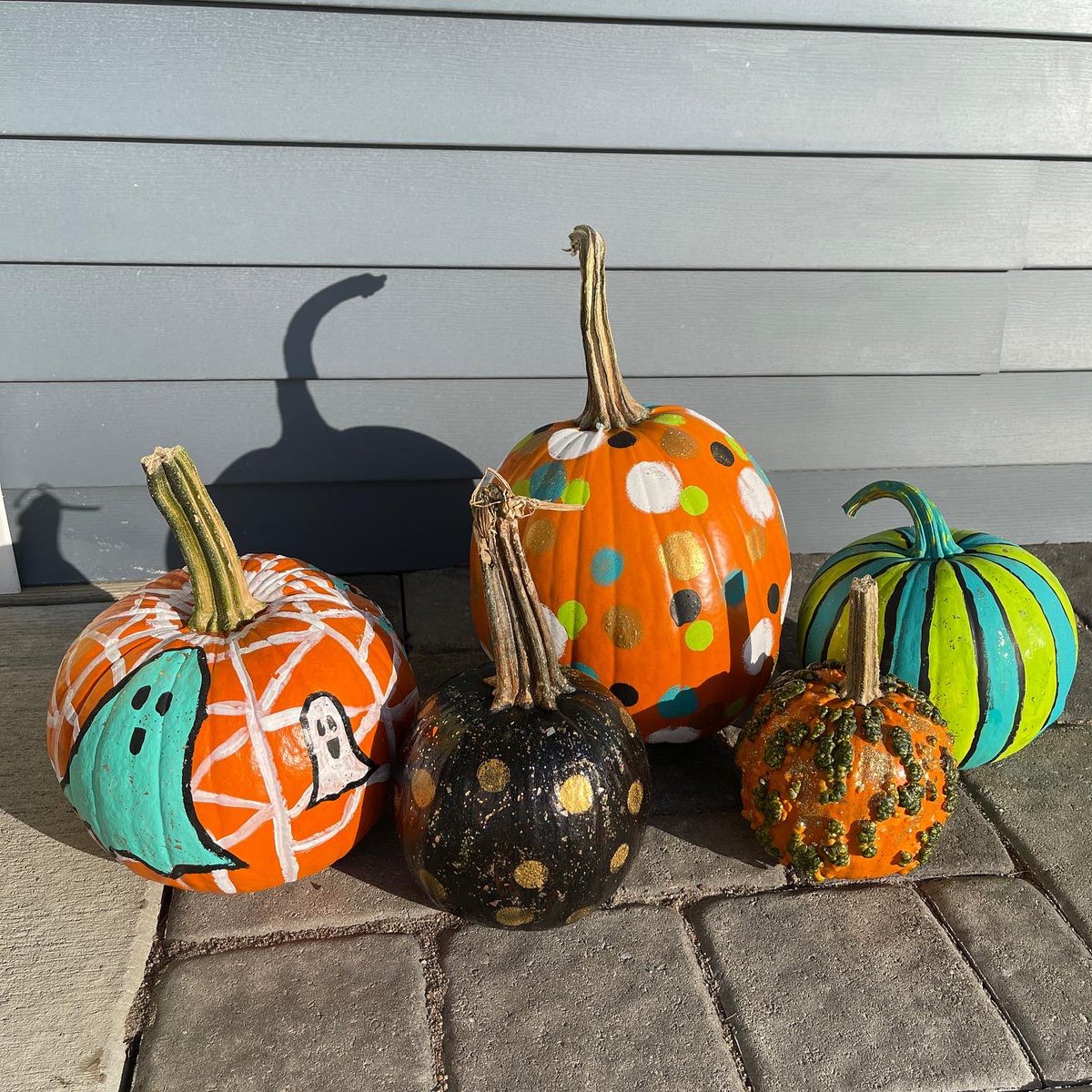 DukeBlueEyes31's tweet photo. #halloween #pumpkins #paintingpumpkins #art #craft #creativity https://t.co/Q7RVKAW2NB