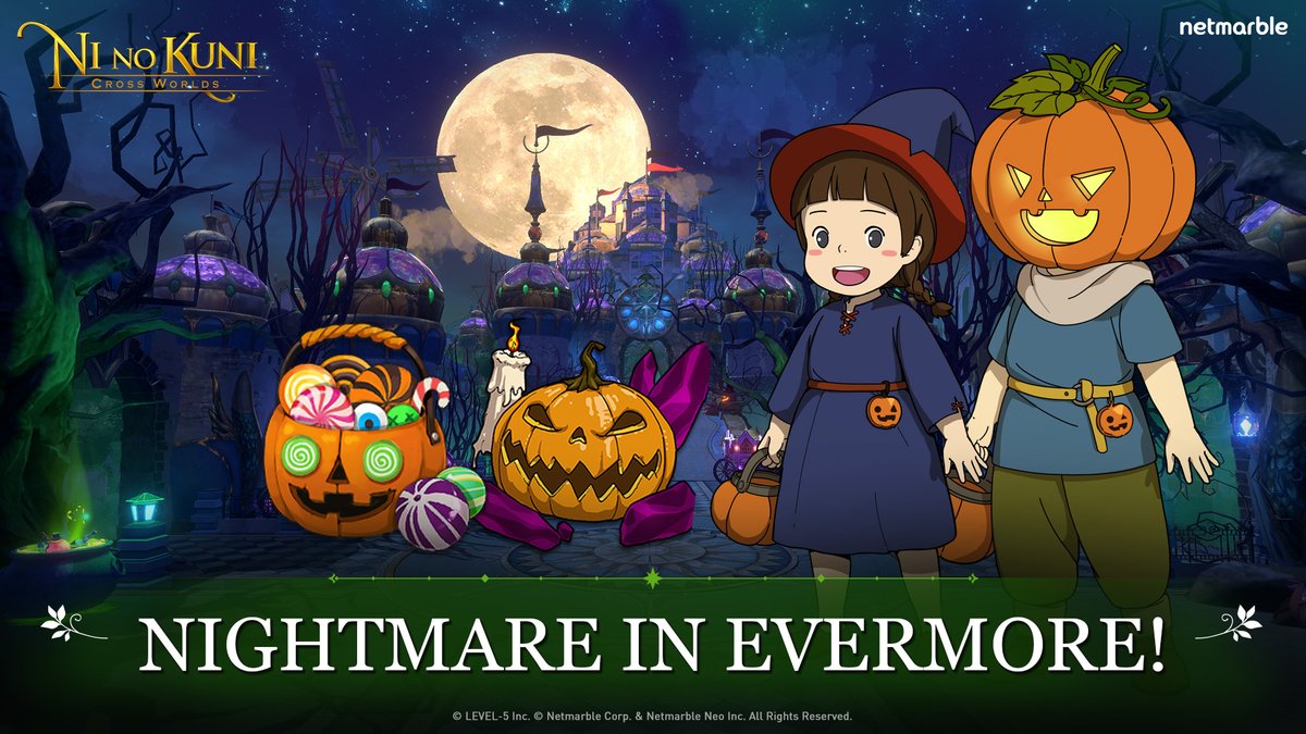 Our latest episode is here! A Nightmare in Evermore has arrived. New stories and rewards await you. Embark on a journey to stop the Dream Witches scheme! Do you have what it takes to save Ni no Kuni: Cross Worlds? mar.by/ninokunicw1