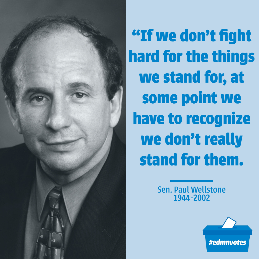 EducationMN's tweet photo. We miss you, Senator #Wellstone. In remembrance of today's 20th anniversary of your death, we recommit to our fight for your vision of a Minnesota that serves all residents regardless of race or place ✊🏼 
#edmnvotes #paulwellstone #senatorwellstone https://t.co/xth3zyNp1O