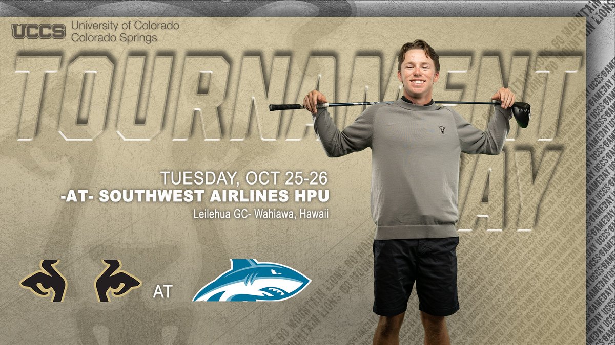 🏌️‍♂️TOURNAMENT DAY🏌️‍♂️

🎟️ Southwest Airlines HPU Sharks Shootout
📍 Wahiawa, Hawaii
⛳ Leilehua, Golf Course
📊 fal.cn/Hawaii_Pacific
#GoMountainLions #RMACgolf