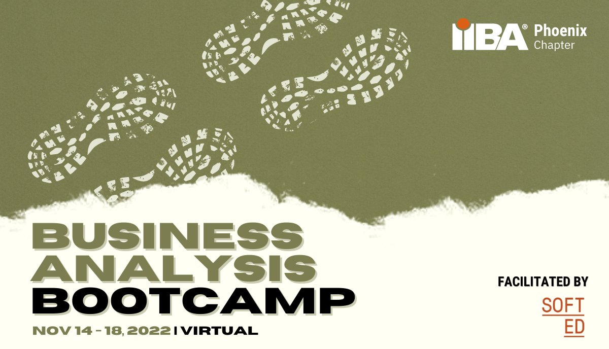 ⏳ TIME'S RUNNING OUT! Register for Business Analyst Bootcamp, now at bit.ly/3Rkk27g
#iibaphoenix #iiba #businessanalysis #trainingcourses