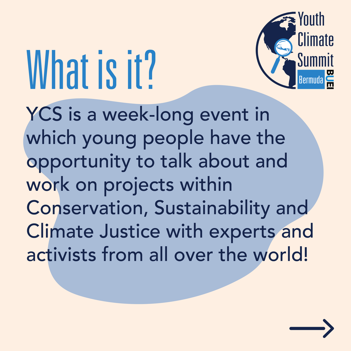 YCS_bda's tweet photo. 3 things you need to know about the Youth Climate Summit 2022 πππ
#ycsbda #Bermuda #buei
@ScarlettOWest @xiuhtezcatl @neubergerberman @FairmontHotels @KPMGinBermuda @Bermuda @BELCOBERMUDA @ABIR_Bermuda @MarshGlobal @GuyCarpenter @iriveracollazo https://t.co/EwiyLFX3ws
