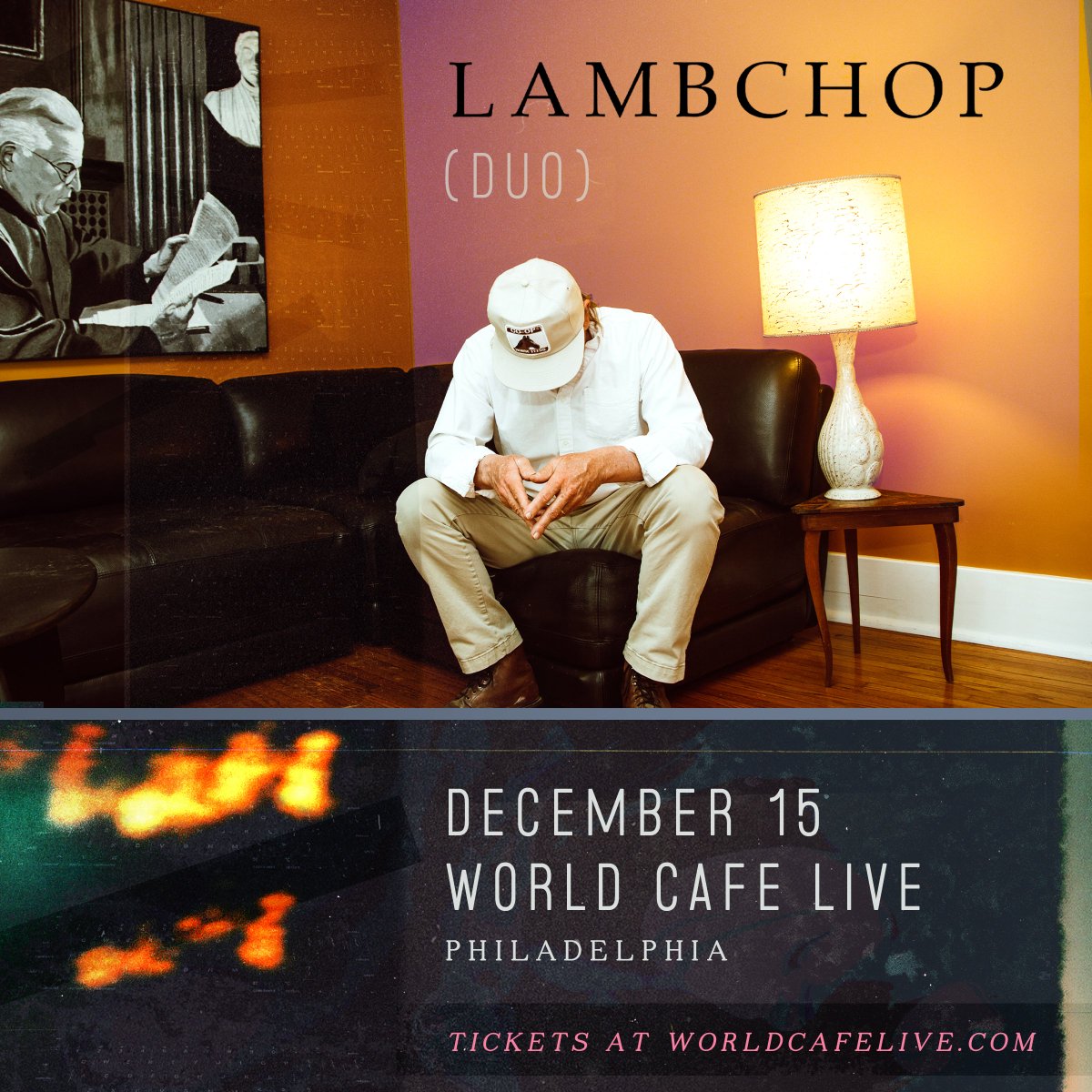 *Just Announced* @lambchopisaband plays WCL on Thursday, December 15th! Tickets are on sale this Friday at 10am. bit.ly/3DiBHak