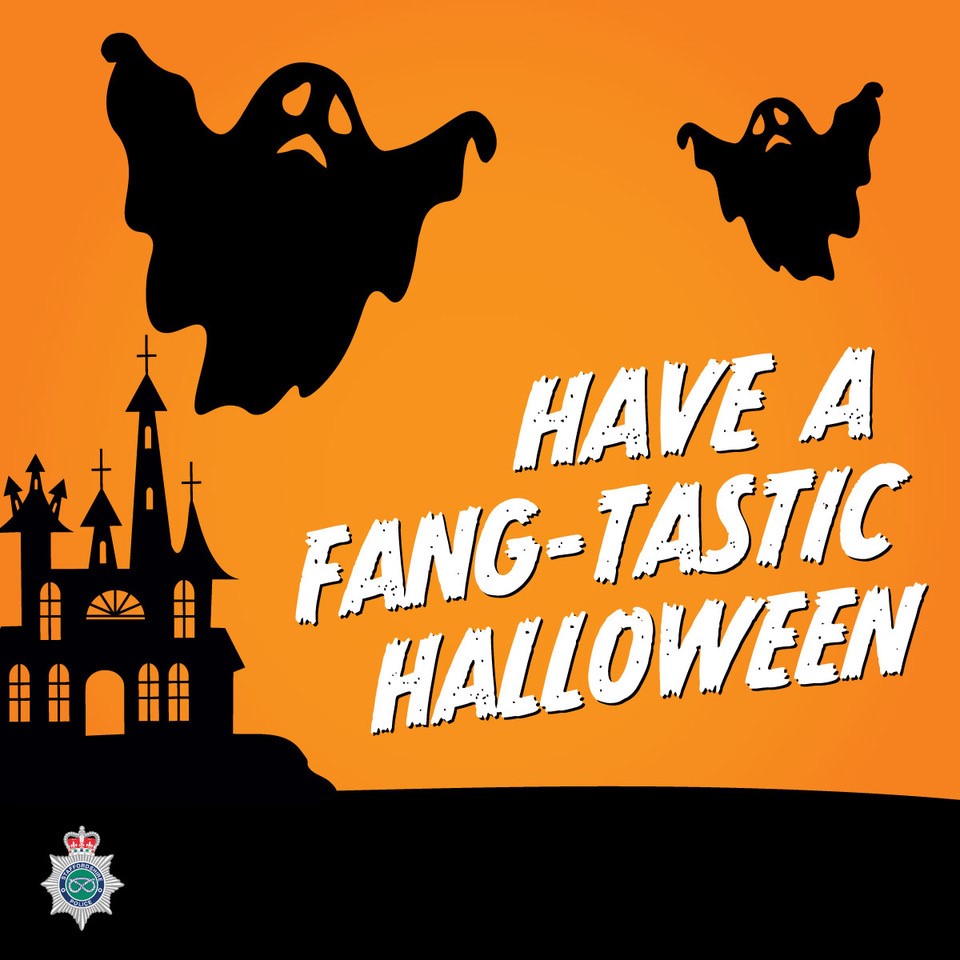 We’re supporting <a href="/StaffsPolice/">Staffordshire Police</a> and encouraging people to be safe this #Halloween.

If you’re going out trick or treating:
- Stay with an adult
- Avoid houses with a ‘No trick or treat’ sign
- Don’t go into houses you don’t know
- Be careful near roads
- ASB will not be tolerated