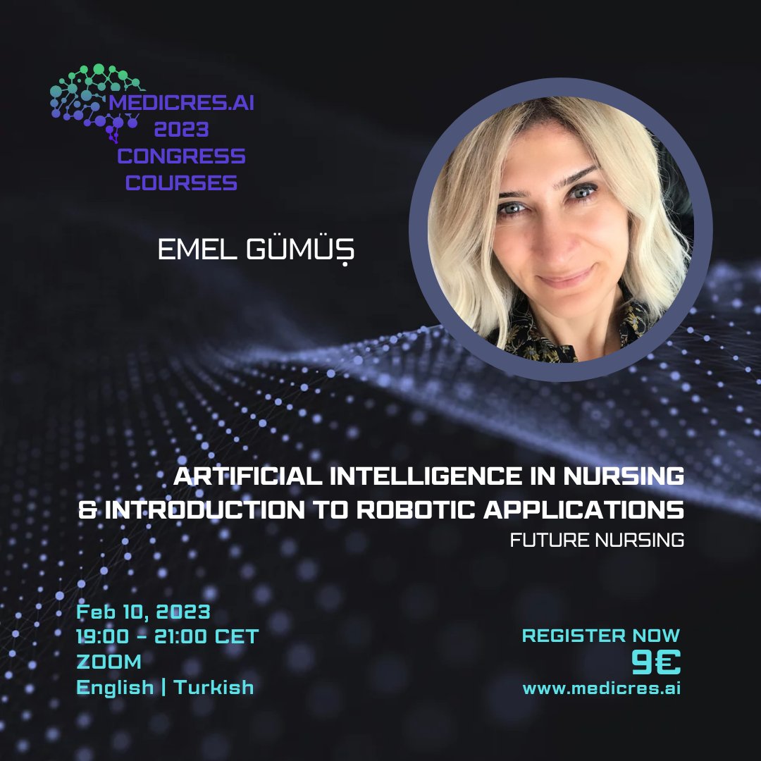MedicReS's tweet photo. We are happy to share our #MedicReS #AI 2023 Course programs with you.
Registration:
https://t.co/Ize3MEV2VO
#MEDICRESAI2023 #ClinicalTrial #Ethics #EthicsinAI #Metaverse #Blockchain #Nursing #Robotic #Pyhton #EthicalImplication #SystematicError
#EmelGümüş https://t.co/CNT49lPQRa