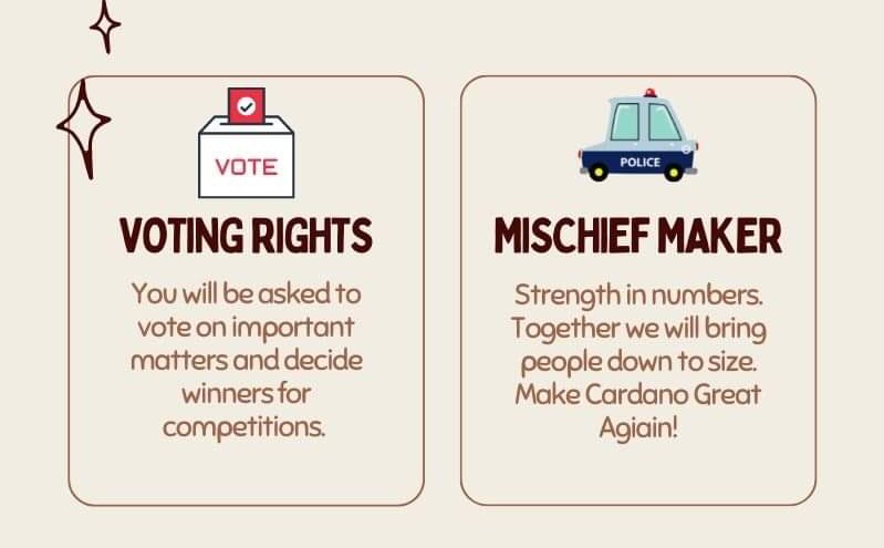 meerkat_mob's tweet image. Our Anarchist Club are essentially the board members of the #MeerkatMob they have just voted for us to go from 69 to 420 following!

Why should we follow you? 👀

#CNFT #CNFTCommunity #CardanoNFT #NFTs #NFTDrop