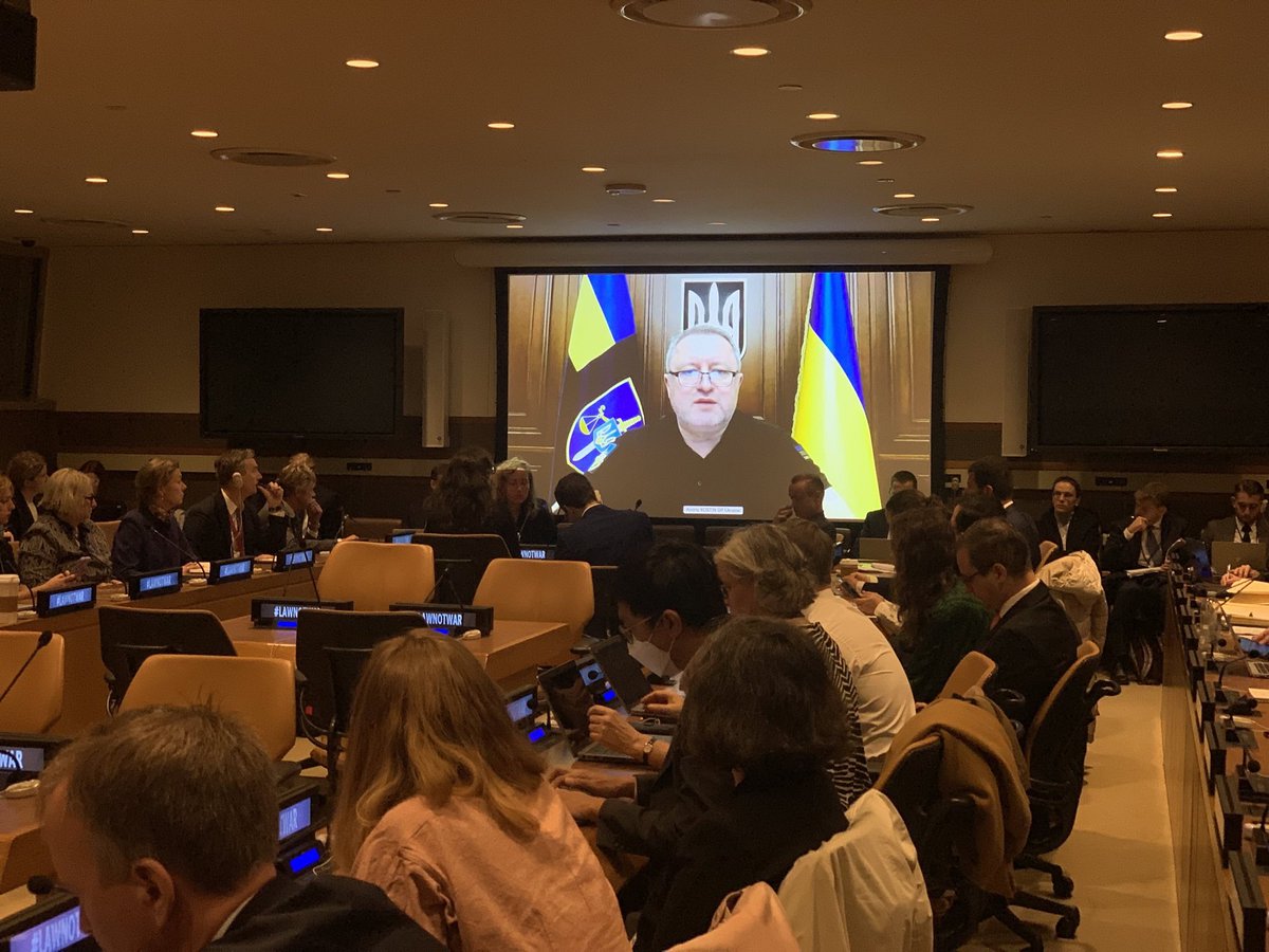 EstoniaUN's tweet photo. Amb Tammsaar emphasised at the #LawNotWar event organised by 🇪🇪🇱🇮🇺🇦🇱🇻🇱🇹🇨🇷the importance of creating the special tribunal to send a signal to all potential aggressors that starting a war is going to be very costly &amp; justice will always be assured.

👉 https://t.co/4Od3YsFADf https://t.co/vkwC9AeO60