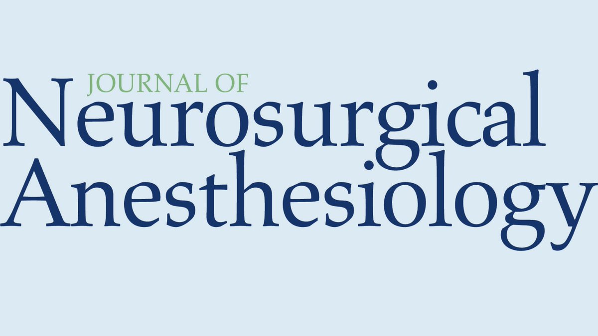SNACC (@snaccneuro) on Twitter photo From the October 2022 Edition of the Journal Of Neurosurgical Anesthesiology <a href="/JNeurosurgAnes/">JNA - Journal of Neurosurgical Anesthesiology</a> Editor's Choice Article: "Value-based Care and Quality Improvement in Perioperative Neuroscience" Review the free article. ow.ly/M2ut50L3zo8 From the October 2022 Edition of the Journal Of Neurosurgical Anesthesiology <a href="/JNeurosurgAnes/">JNA - Journal of Neurosurgical Anesthesiology</a> Editor's Choice Article: "Value-based Care and Quality Improvement in Perioperative Neuroscience" Review the free article. ow.ly/M2ut50L3zo8