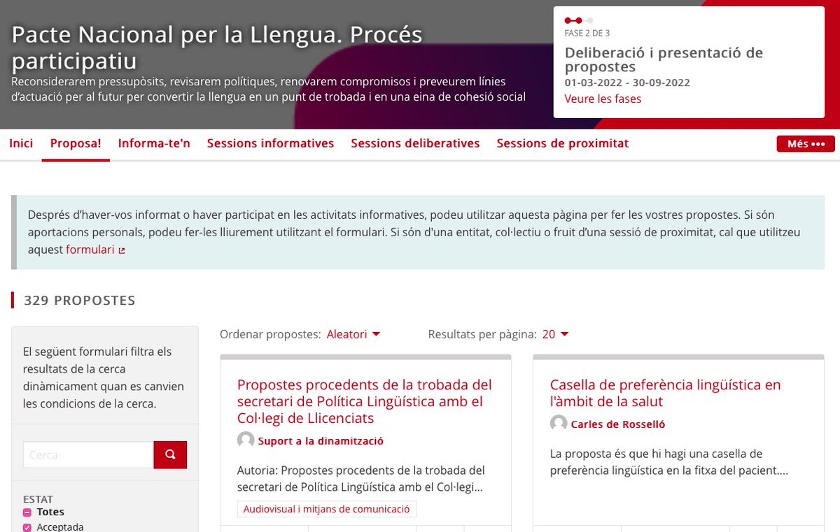 cultura_cat's tweet photo. ✅ Aportacions originals de la ciutadania

👉🏼 Accés al portal de Participació Ciutadana des d'on es pot accedir a les aportacions íntegres originals.

🖱 https://t.co/af3XvkX2pY https://t.co/Fl3xrEnWkd