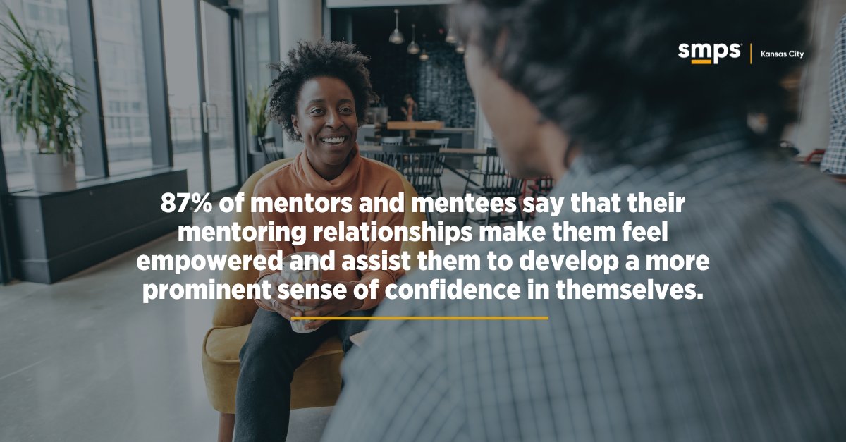 There are many benefits to being in a #mentorship program. One of the most notable is the feeling of empowerment both #mentors and #mentees experience in their time together. Sign up now for our mentorship program to see your self-esteem flourish: smpskc.org/Mentorship