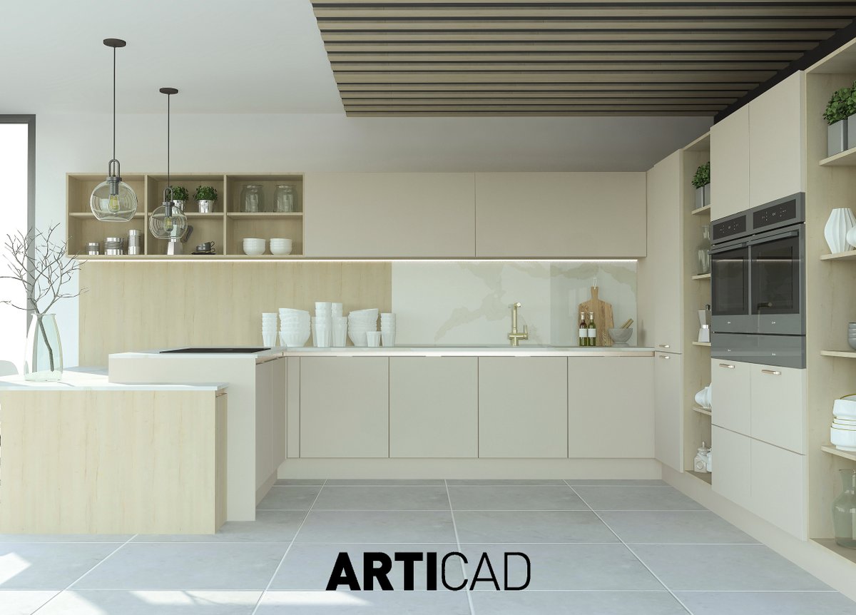 ArtiCADDesign's tweet photo. Have you downloaded the latest Volpi kitchen catalogue?

The latest update in now available to download free of charge from the Members Portal. Download now and start creating designs just like the one you see here in Ultra Matt Cashmere Grey and White Halifax Oak. https://t.co/Fw4Uu3QWne