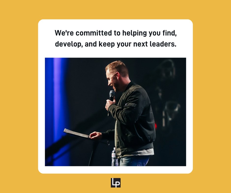 You feel the pain of staff moving on while you need to find the next one. We understand that burden, and that's why we're committed to helping you find, develop, and keep your next leaders.

#ChurchLeadership #ChurchResidency #NextOne