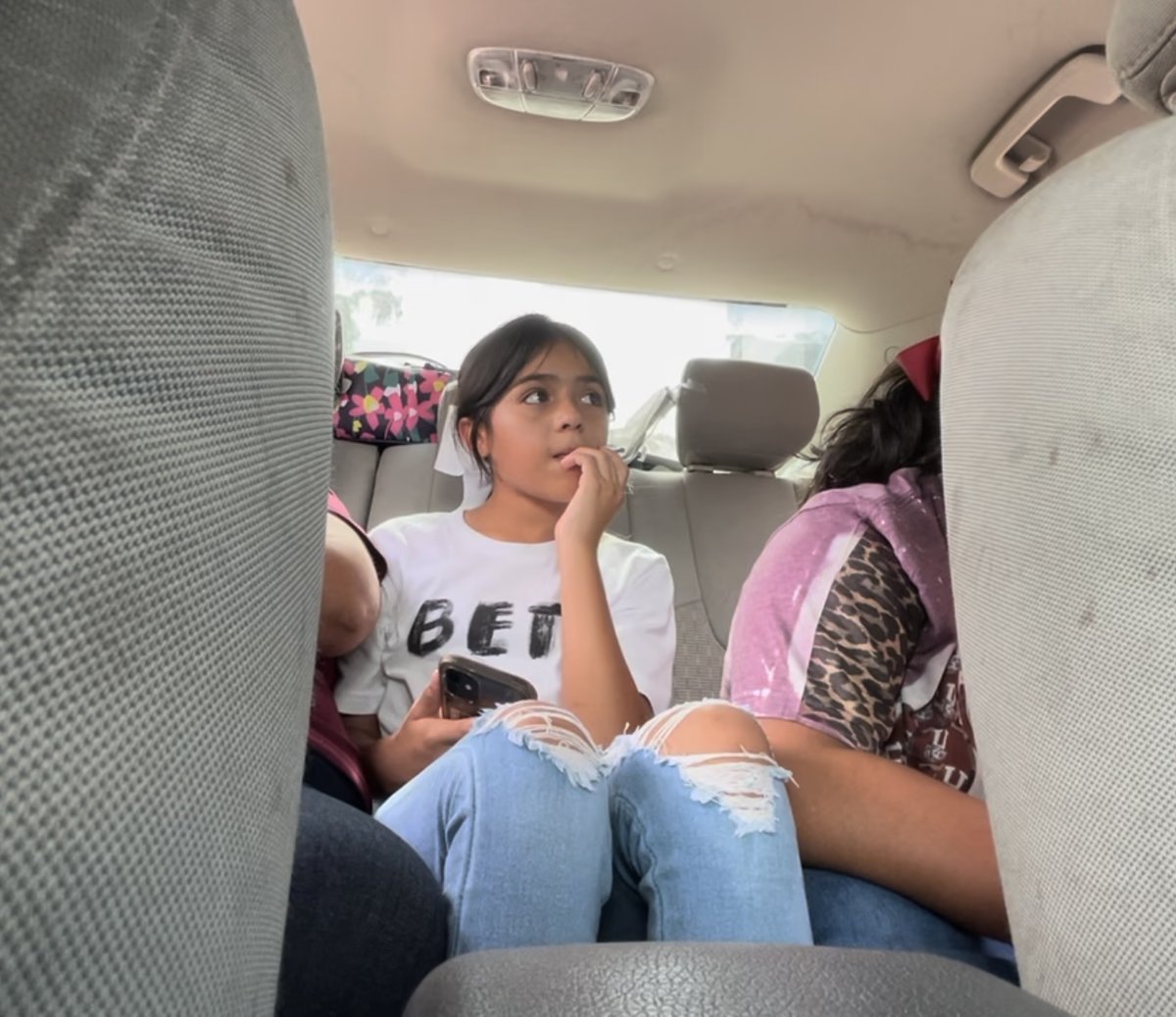 It had been a perfect day for Caitlyne Gonzales. The Uvalde survivor saw Beto O'Rourke, one of her gun-safety heroes, speak. She took a selfie with him, got free shirts, ate fried chicken after. Then, on the way home, police lights flashed behind her family's car. A thread: