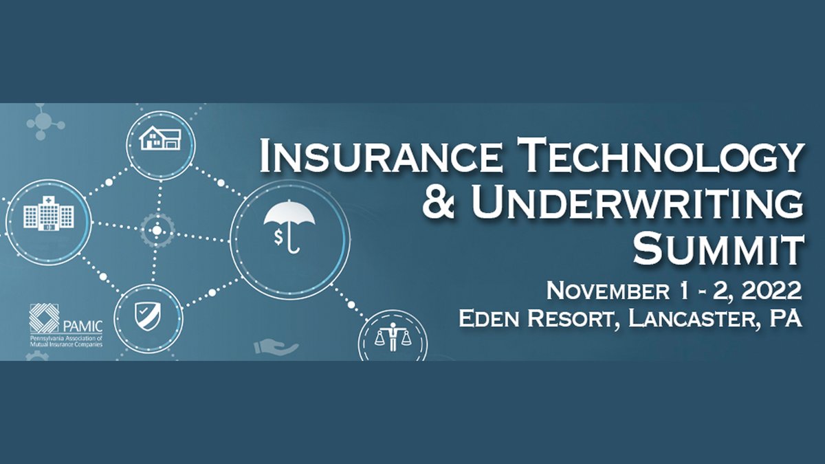 Learn about data analytics and the transformation of the industry, a PA &amp; NAIC cybersecurity update, underwriting in an inflationary environment, automated underwriting, risk management and much more at our IT and Underwriting Summit!

Register here: pamic.info/event-4927682