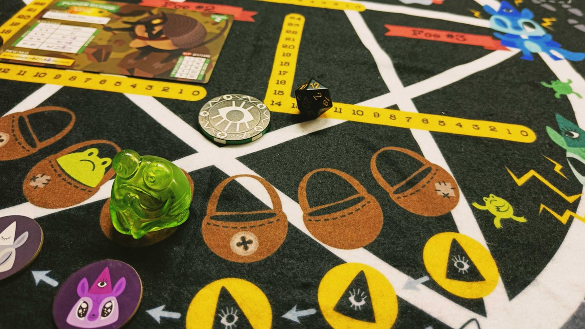 Hey everyone! In my latest YouTube video, I'm previewing 'Familiars and Foes' by <a href="/HorbsAdorbs/">Horrible Adorables</a>, a game that is currently being funded on the crowdfunding platform Kickstarter - come by and check out this cute cooperative game: youtu.be/YbakjBlpYwM 😎

#boardgames #gaming