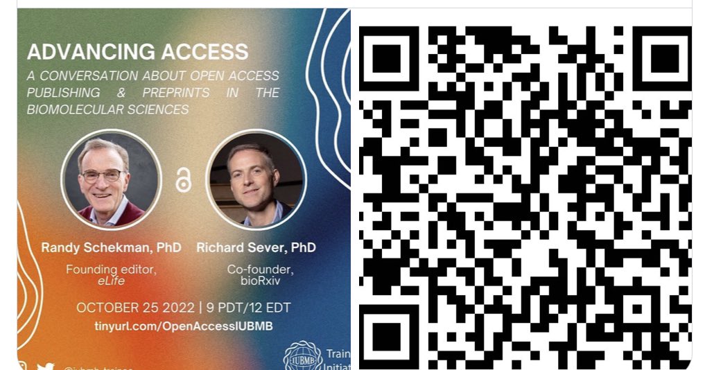 Advancing Access: A Conversation about Open Access Publishing &amp; Preprints in the Biomolecular Sciences!

TODAY at 9 PDT/12 EDT

Register now 👉 tinyurl.com