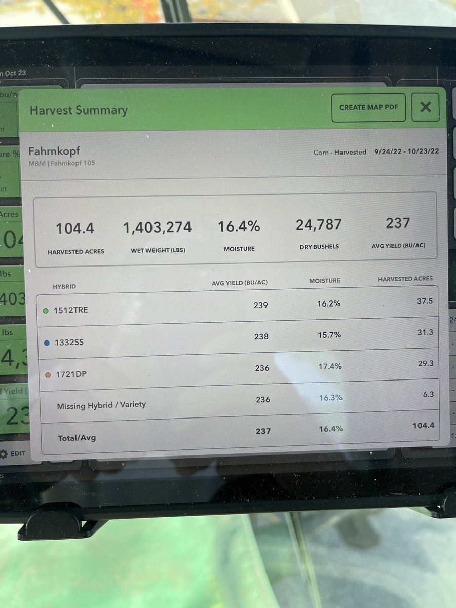 KyleRSmith1997's tweet photo. @StoneSeedIL showing consistency across several maturity’s in Douglas county IL. Mother Nature can affect each maturity range from year to year so go with the Company with that has the deepest lineup! #Bayer4IL #StoneKnowsIL #FreedomToYield https://t.co/7WJ7C8AyE1
