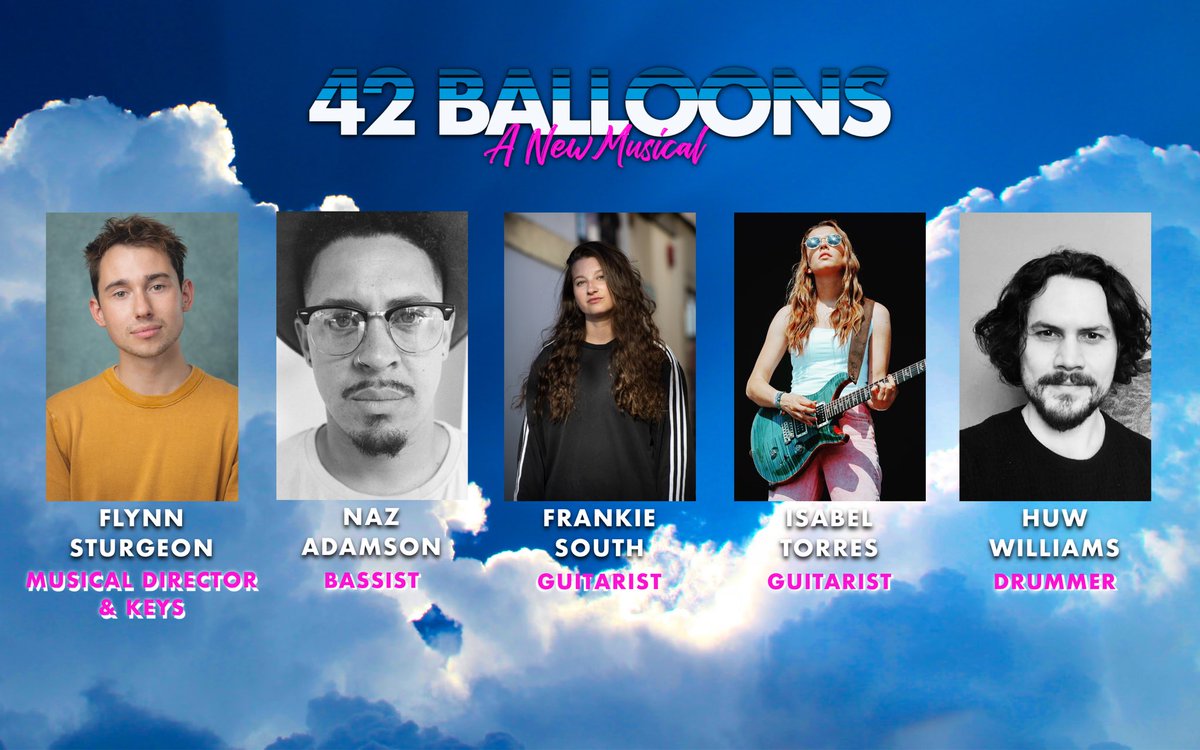 42_balloons's tweet photo. Introducing our incredible on-stage band!! 🎈🎹🎸🥁 #StagedConcert #BandAnnouncement https://t.co/8iW0dLTFt7
