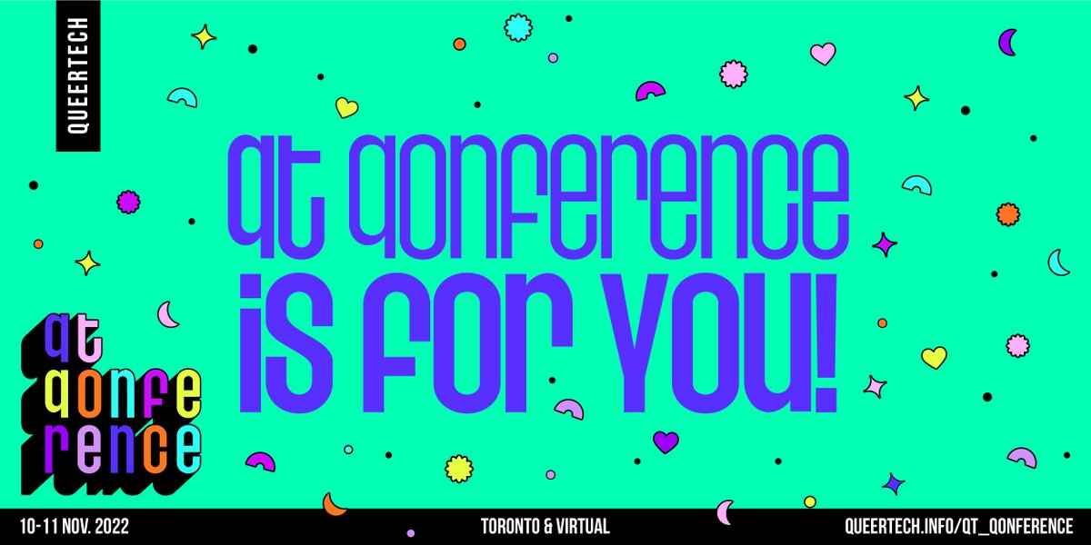 The #QTQonference has something for everyone – students, professionals transitioning into tech, and early-career individuals looking to build their network.  
 
Register today and join us for an immersive and interactive 2-day event: queertech.info/qt_qonference