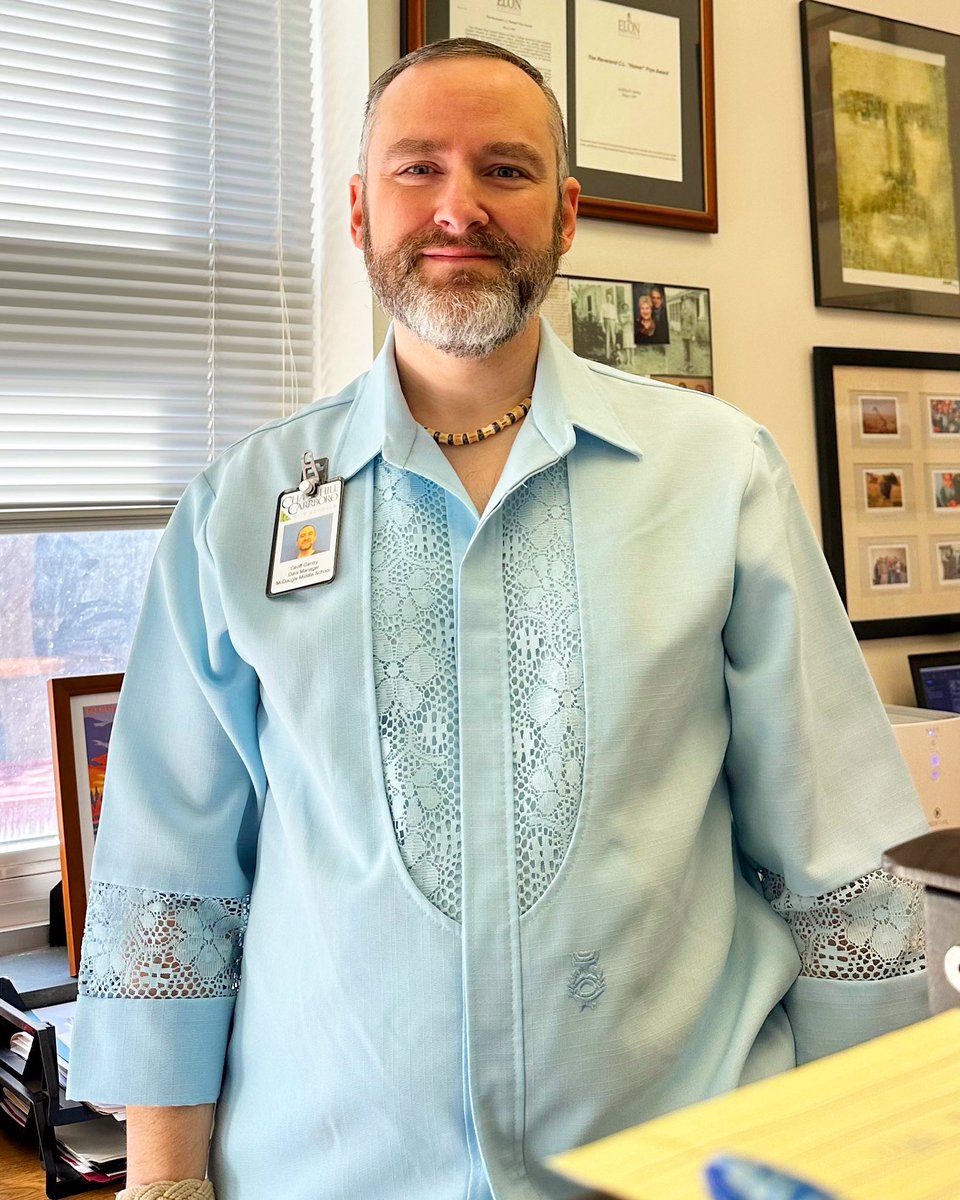 xforce11's tweet image. 25. #FMS_Light blue 70’s shirt for @McDougleMiddle decades day #fmspad #fmspad2022