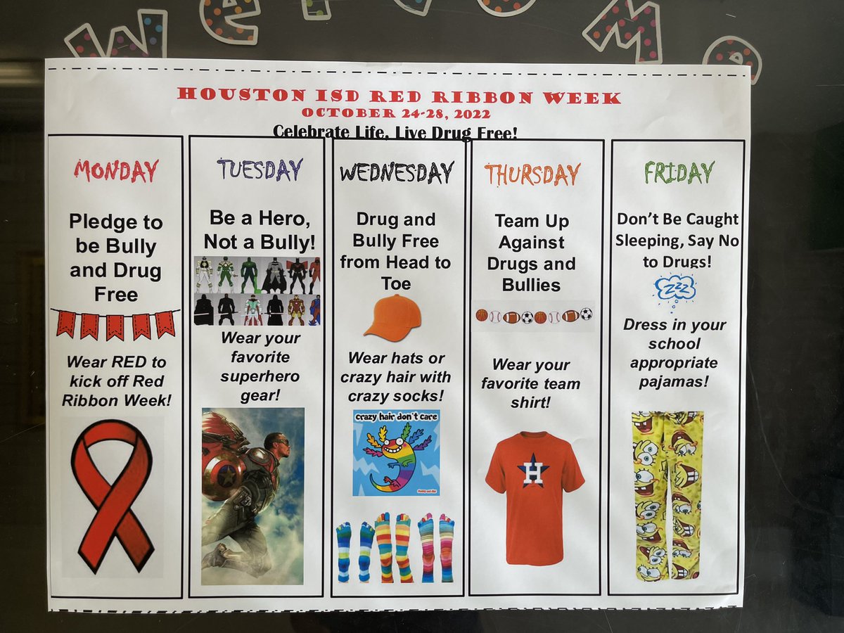 DatAmazingCoach's tweet photo. Be a hero, not a Bully! @AEMA_JDMS #RedRibbonWeek2022 https://t.co/dClUJ6k0iO