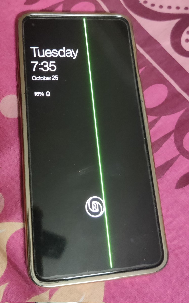 sudiptasaccount's tweet photo. @OnePlus_IN Be careful when you buy Oneplus, suddenly showing green vertical line on my 9R from yesterday. Googled the issue, many people facing the same issue recently in Oneplus. https://t.co/4Bups0omXa
