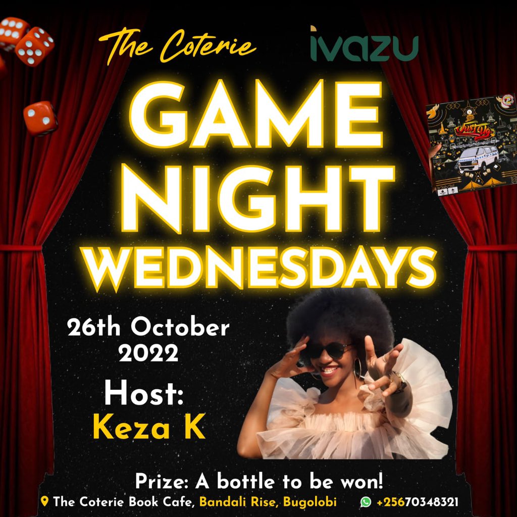 CoterieBookCafe's tweet photo. Get ready for Wednesday’s Game Night at Coterie featuring the best games of the month by @ivazushop 
Introducing our game night host @kezak12 #gamenight https://t.co/ed9Y4a0afD