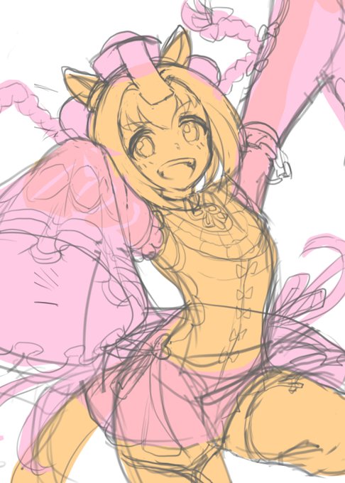 キョンシーウララちゃんwip
描いてるよ～ 