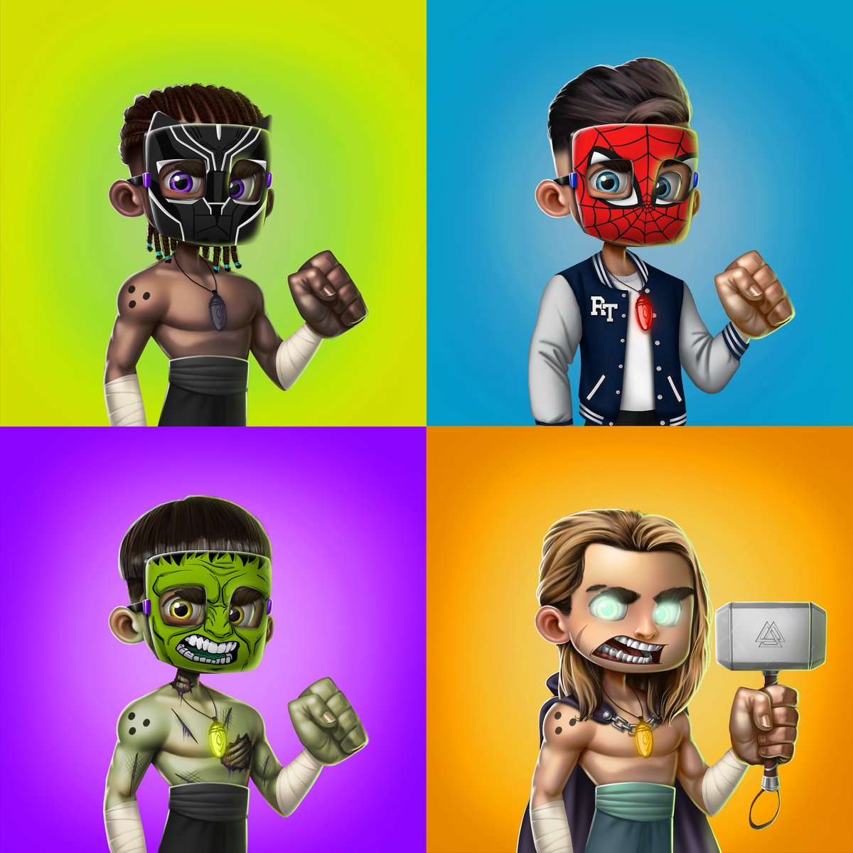 ⁉️ Who's ready for #WakandaForever 
<a href="/Rudy_Tops_CNFT/">Rudy & Tops</a> has a few #Marvel traits to collect!
#Avengers Assemble!

🚨Giveaway🚨
🏆FREE Rudy NFT + WL

To Enter:
 1️⃣♥️Like &amp; RT
 2️⃣TAG 3
 3️⃣Follow <a href="/Rudy_Tops_CNFT/">Rudy & Tops</a>
 🛑Ends in 48 hours
#CNFTCommunity #FreeNFT #CNFTGiveaway #CNFT @NFT_Justin