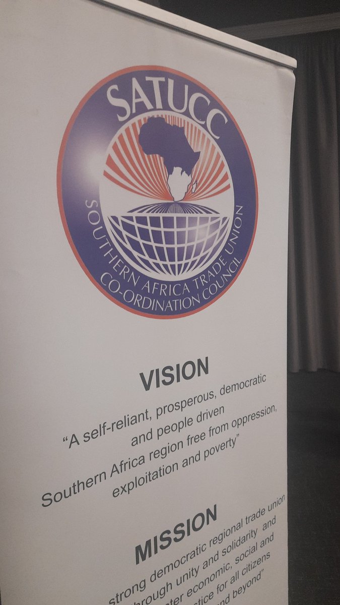 _cosatu's tweet photo. #SATUC 11th Congress is receiving a report on a visit to Qatar to assess the impact of labour migration in the country @SATUCC @cnbcafrica @KhayaJames @UN_Women @ILOQatar https://t.co/2N8PIsF6sk