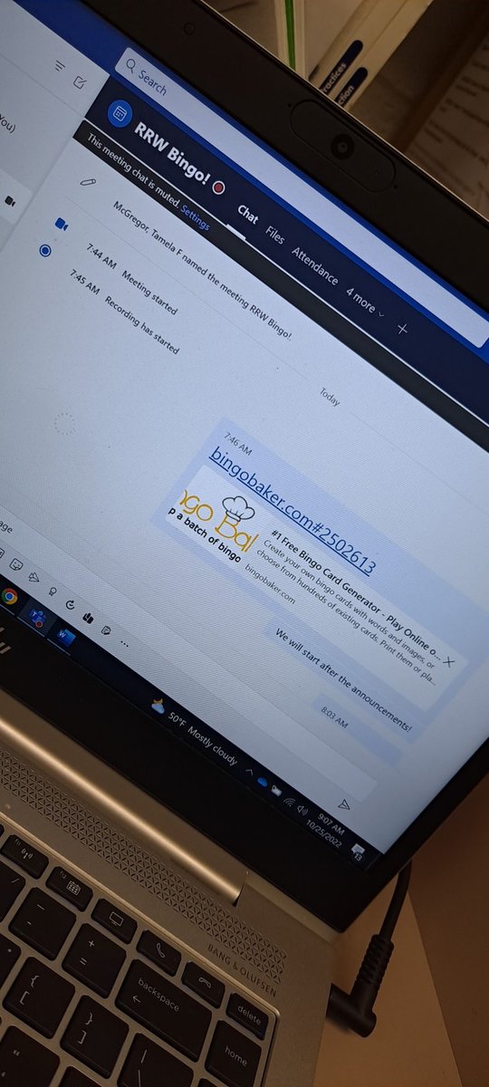 McWisdom4Edu's tweet photo. Day 2 of @redribbonweek @PleasantvilleES enforced vocab. learned yesterday during #SELtime & Rally! Teachers hopped on @MicrosoftTeams to participate in virtual #BINGO! Congrats to Ms. Moye, Mr. Whitfield, and Ms. Santacruz classes! #RedRibbonWeek #drugandbullyfree @HISD_ACC https://t.co/qD6ICRLiBf