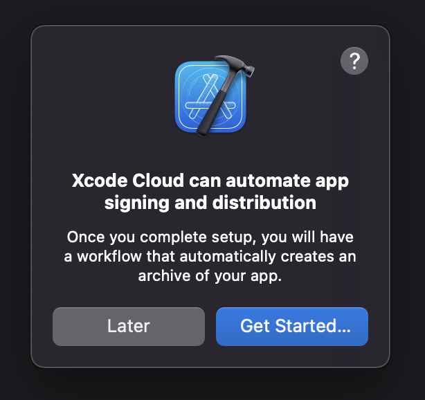 brutella's tweet photo. Archiving a new build for the App Store now gives you this?! https://t.co/st0sRbsGO1
